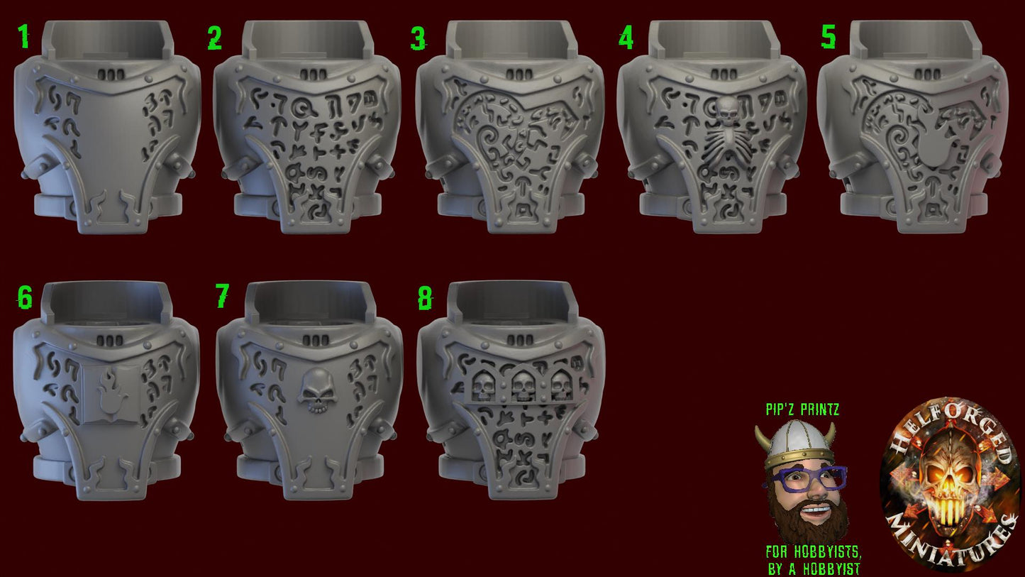 Prophets of Ruin 5x Heretical Torsos Torsos