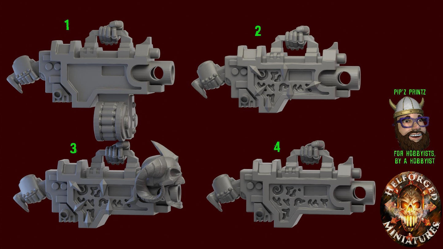 Prophets of Ruin x4 Heavy Bolt Launchers and Drum Magazines