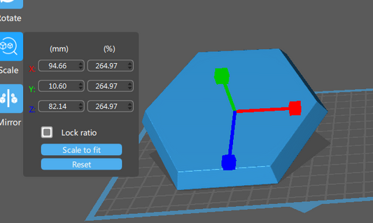 100m Museum Scale Hex Base  Mech Models