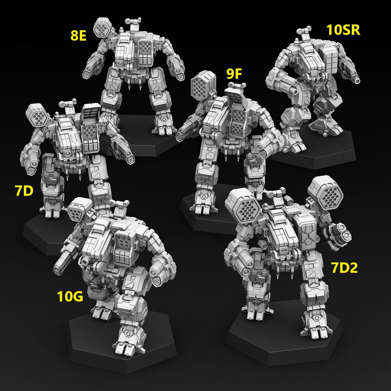 HSN Hellspawn Alternate Mech  Miniatures (PMW) 6 Vers!