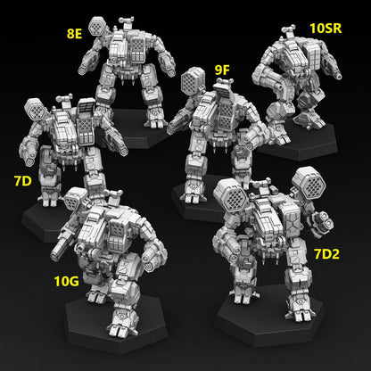 HSN Hellspawn Alternate Mech  Miniatures (PMW) 6 Vers!