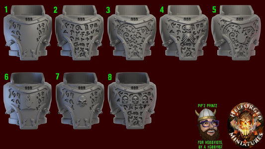 Prophets of Ruin 5x Heretical Torsos Torsos
