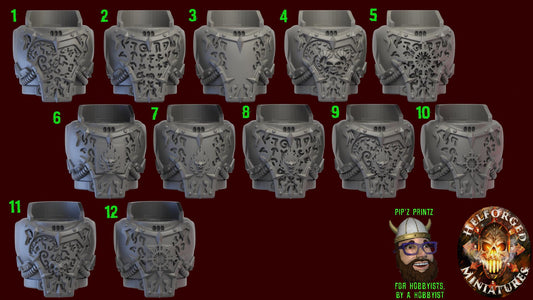 Prophets of Ruin 5x Heretical Torsos Torsos
