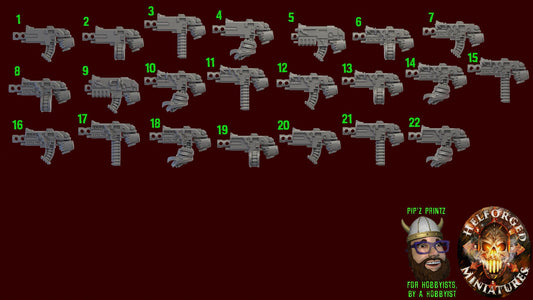 Prophets of Ruin x5 Phoboros and Standard Bolt Launchers