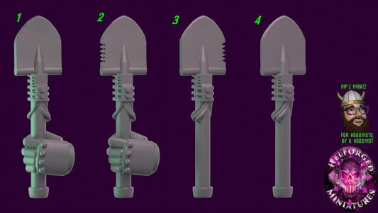 Generic and Chaotic Marines 2x Power Shovel