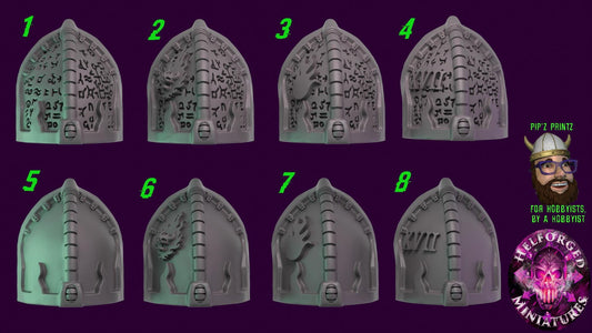 Satyr-9 Terminator 1x Prophets of Ruin Shoulder Pad Modern Tabletop and Large Scale