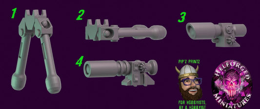 4x Bipods and Gun Scopes