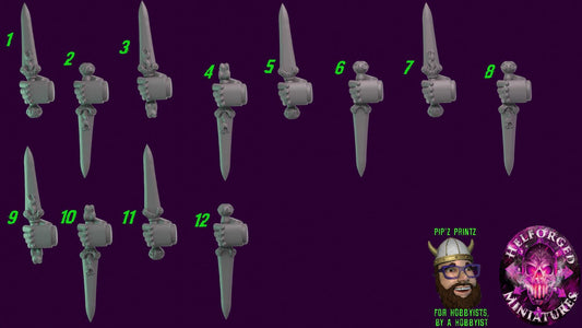 Hydra Legion 6x Machairi Pattern Daggers