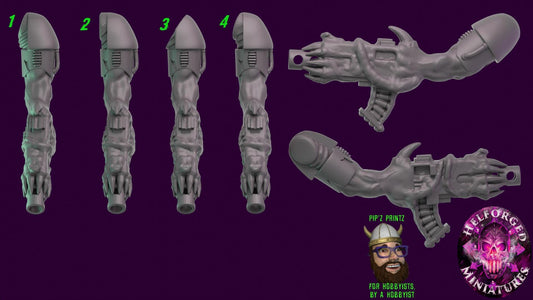 Blessed 4x Bolt Launcher Arms
